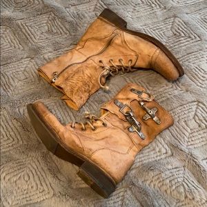 All saints combat boots